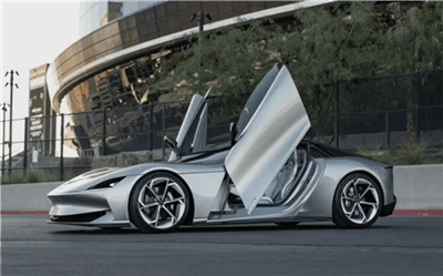 Peluncuran Supercar Listrik Murni Oleh Merek Tenaga Baru Amerika Sangat Diper...